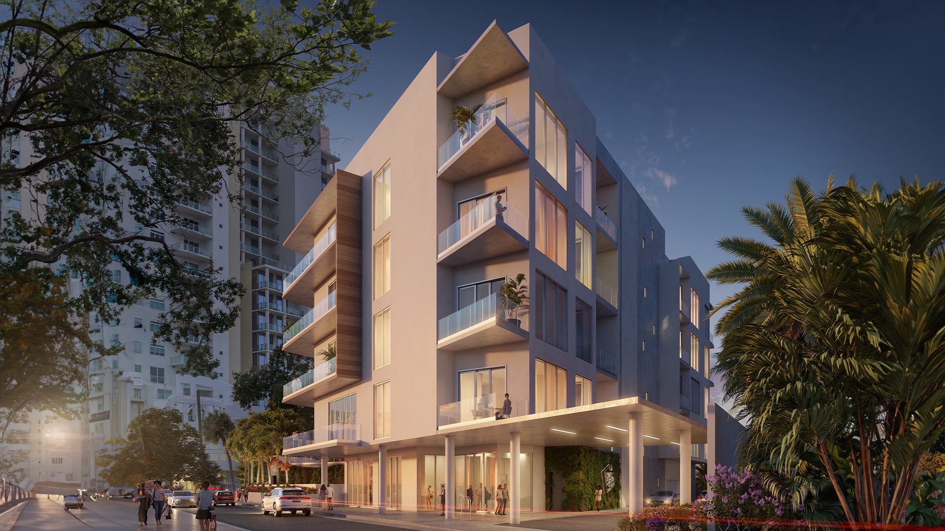 625 Sarasota Corner Exterior rendering