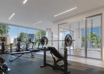 The Point 625 Sarasota Fitness Rendering 